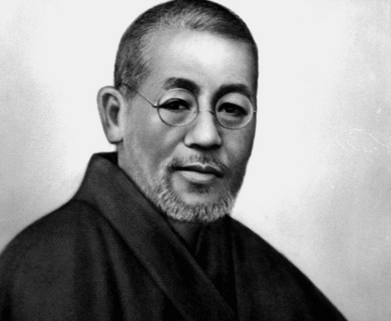 B & W photo of Japanese founder of Reiki - Mikao Usui Sensai